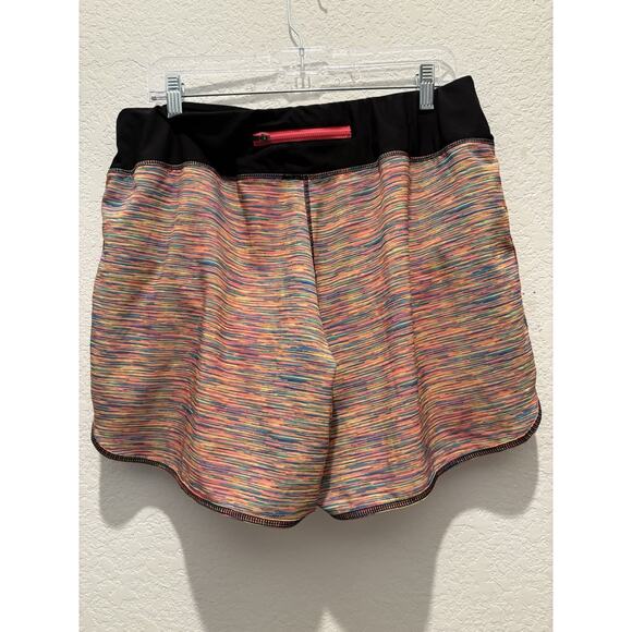 Ideology Women’s Striped Colorful Athletic Shorts Size 1X - Picture 2 of 3